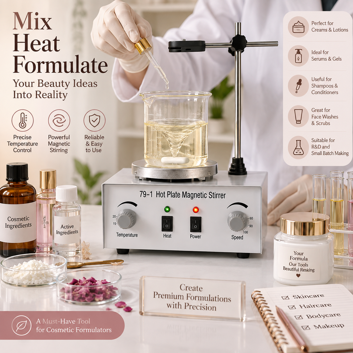 ZA Chemist Hot Plate Magnetic Stirrer