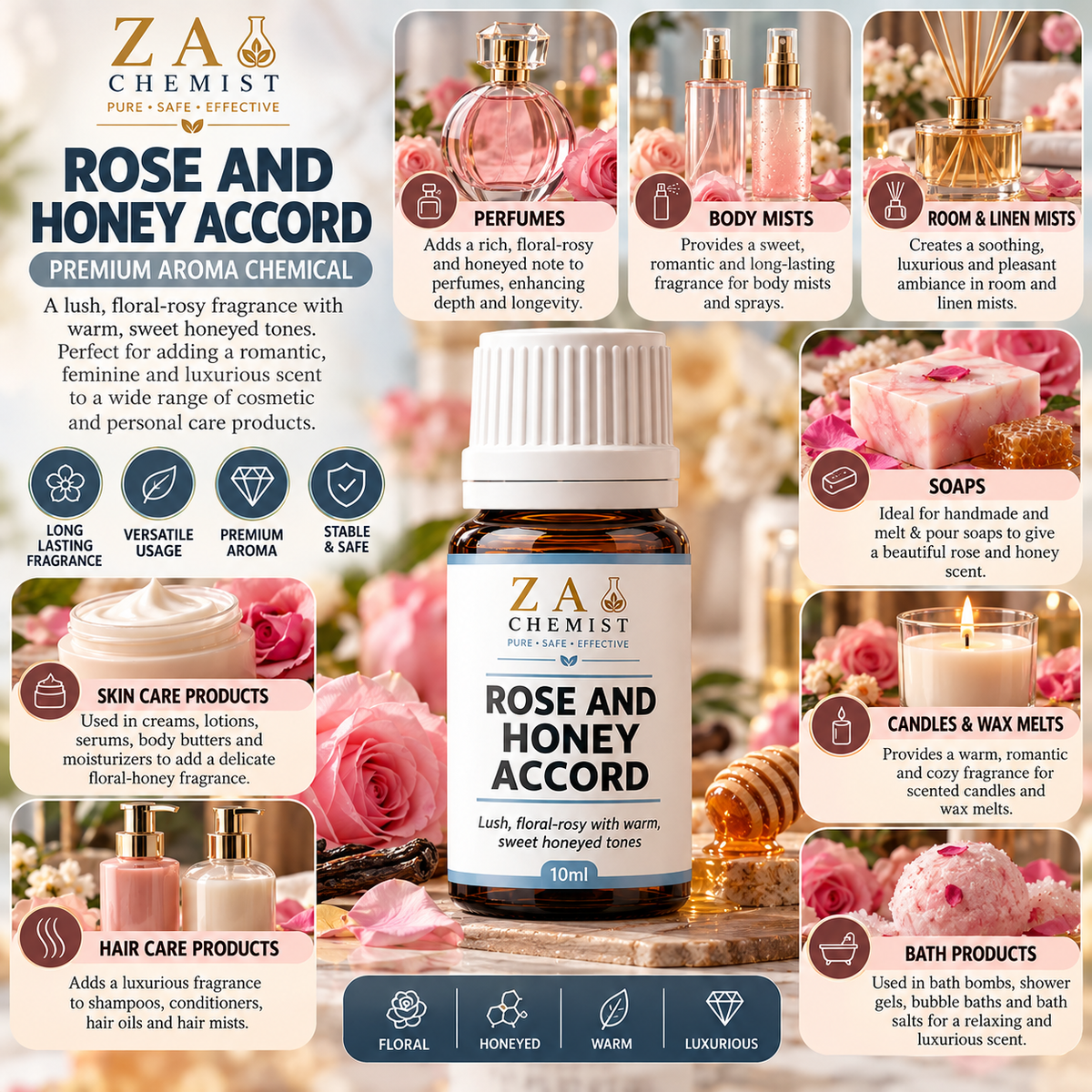 ZA CHEMIST Rose & Honey Accord