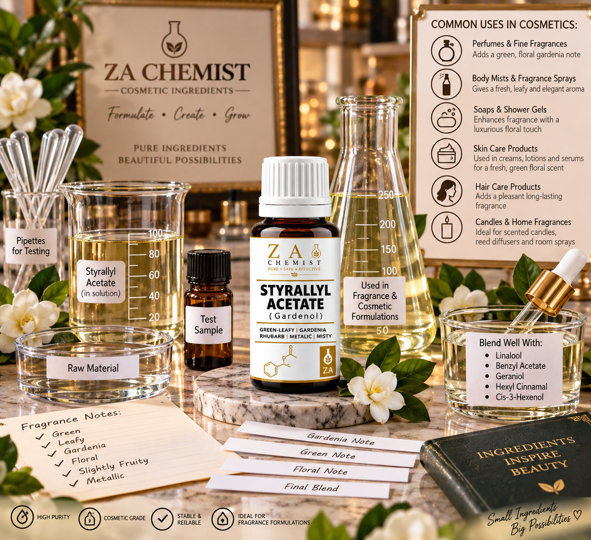 Styrallyl Acetate (Gardenol) – Aroma Chemical
