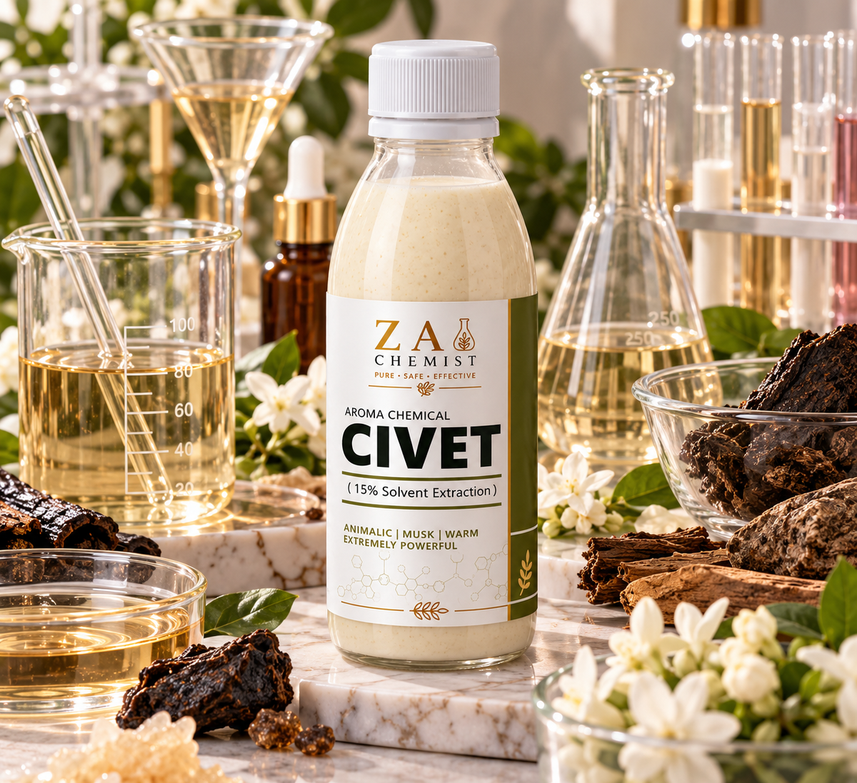 ZA CHEMIST Civet – 15% Solvent Extraction