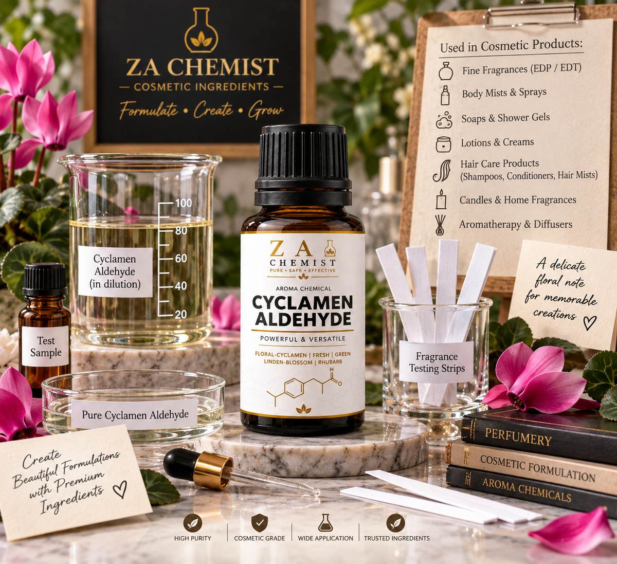 Cyclamen Aldehyde – Powerful & Versatile Aroma Chemical