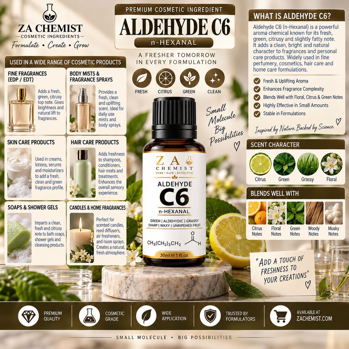 Aldehyde C6 (n-Hexanal) – Aroma Chemical