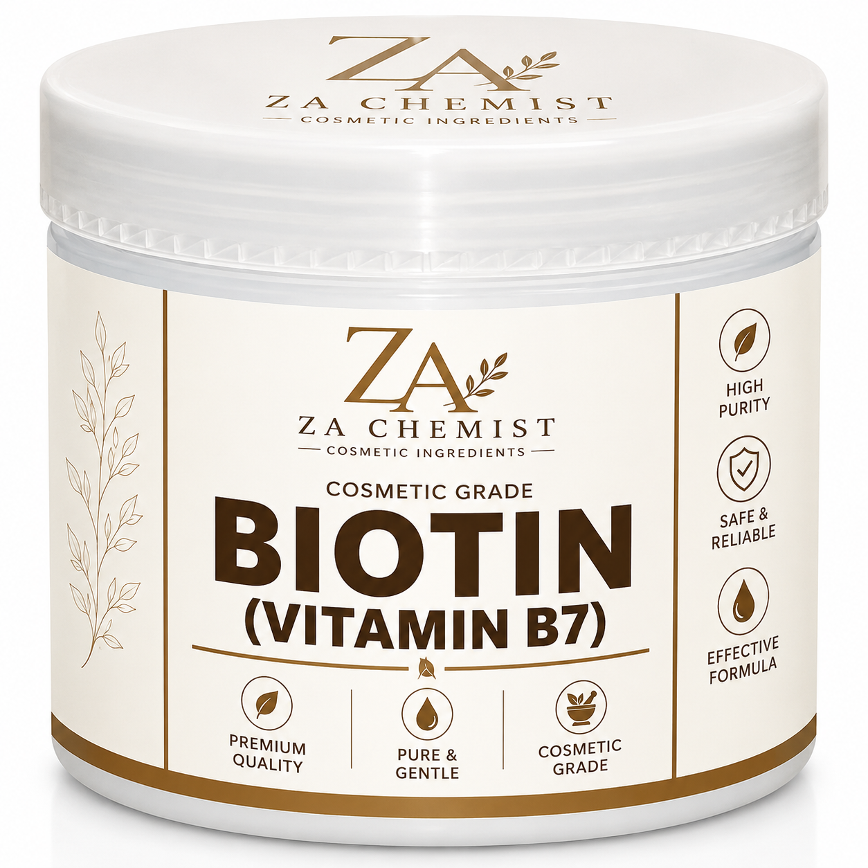 ZA Chemist Biotin (Vitamin B7) – Cosmetic Grade