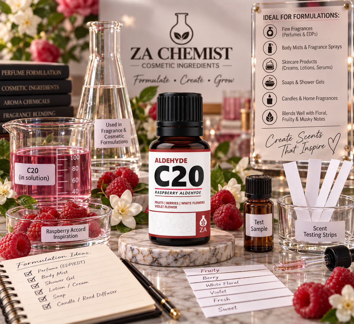 Aldehyde C20 – Raspberry Aldehyde
