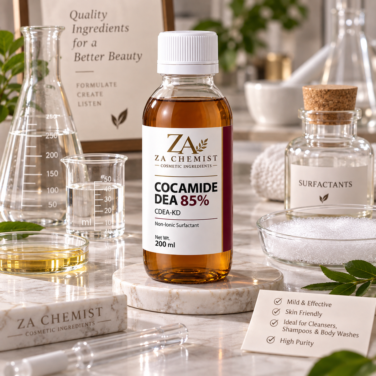Cocamide DEA 85% – CDEA-KD | ZA CHEMIST