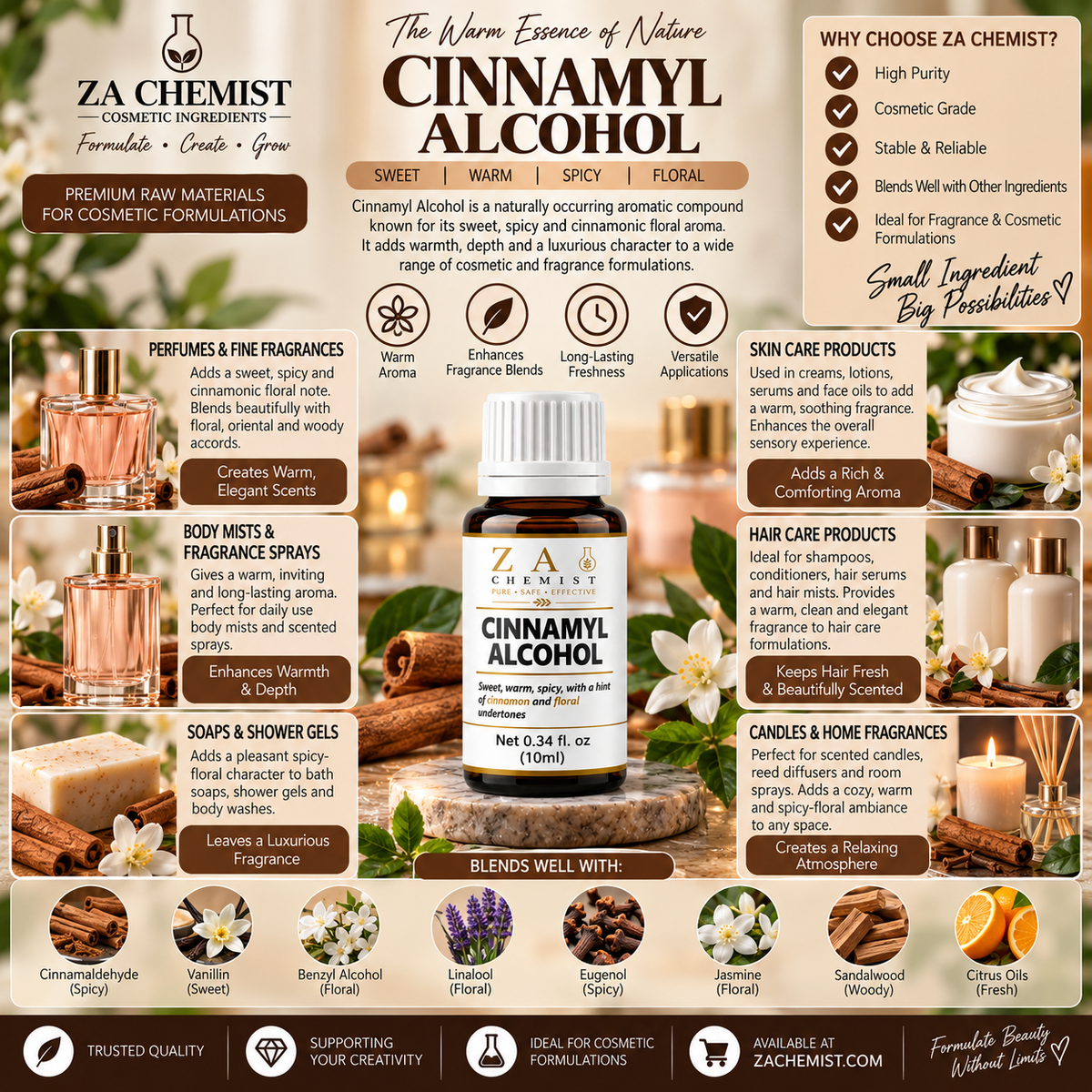 Cinnamyl Alcohol – Aroma Chemical