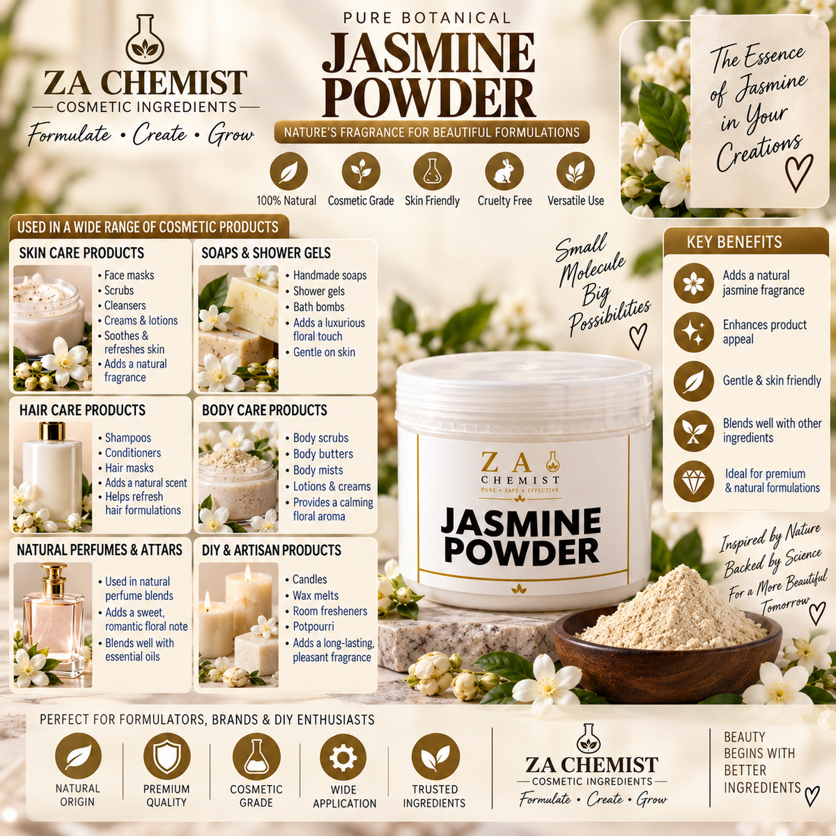 Jasmine Powder – Fragrance Ingredient