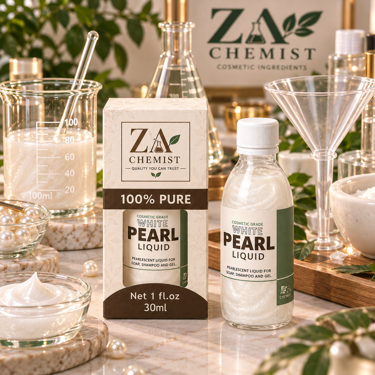 White Pearl Liquid – Cosmetic Grade | ZA Chemist