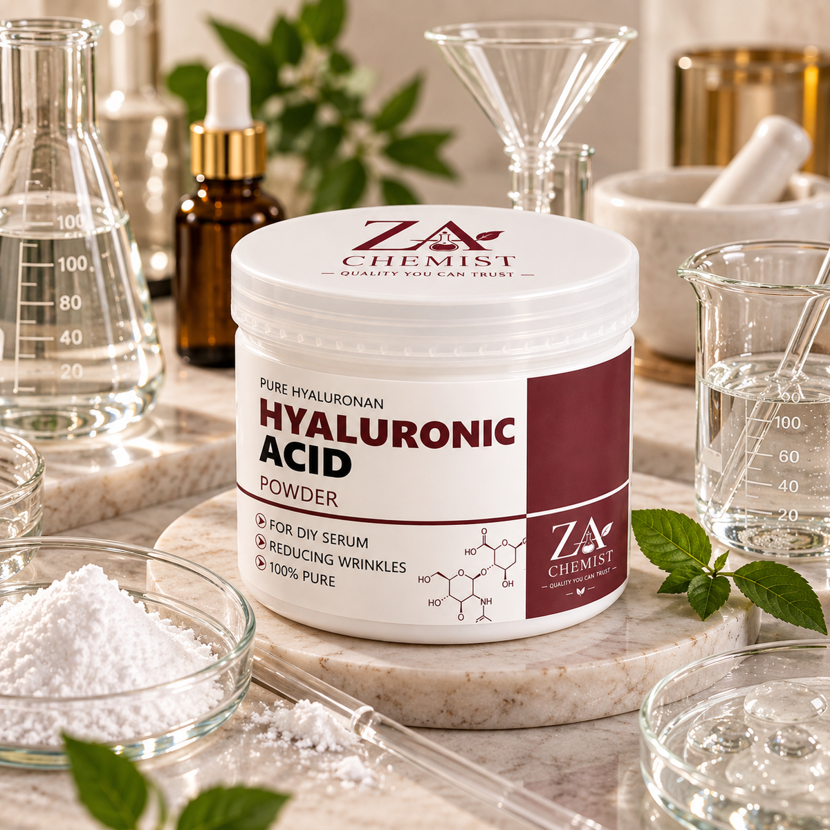 ZA Chemist Hyaluronic Acid Powder – Cosmetic Grade