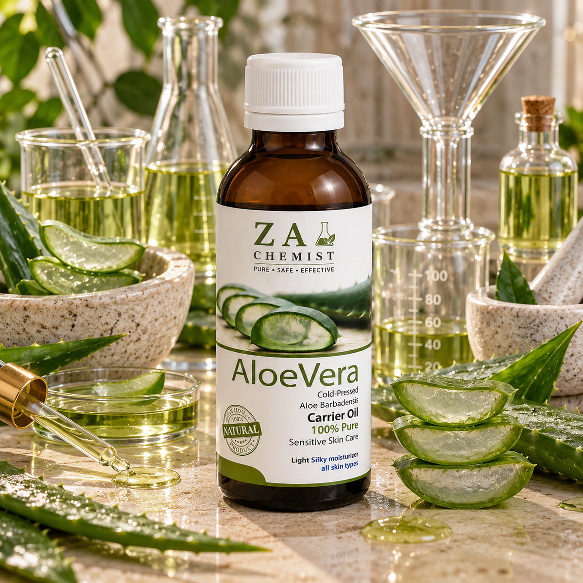 ZA CHEMIST Aloe Vera Carrier Oil