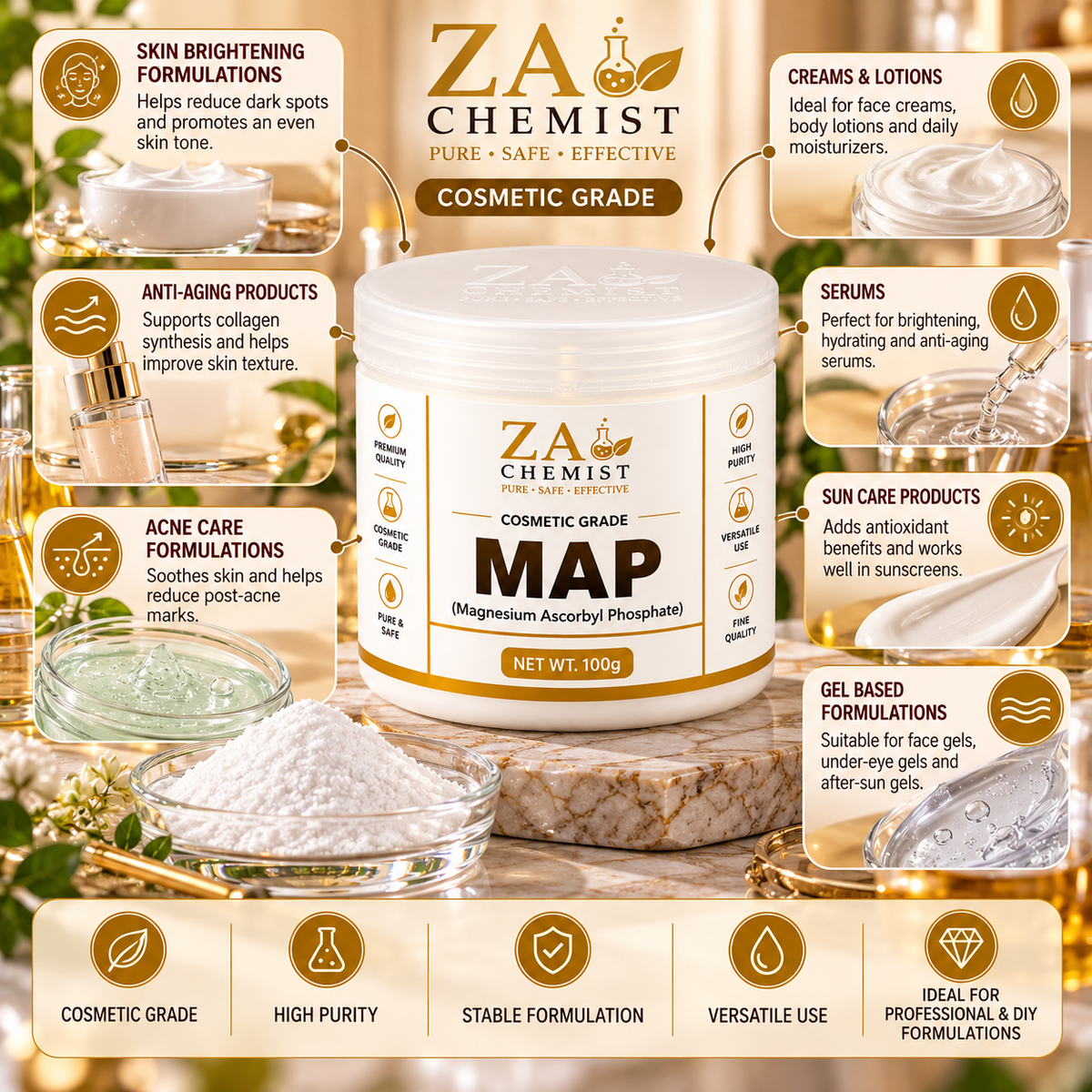 ZA Chemist MAP – Magnesium Ascorbyl Phosphate