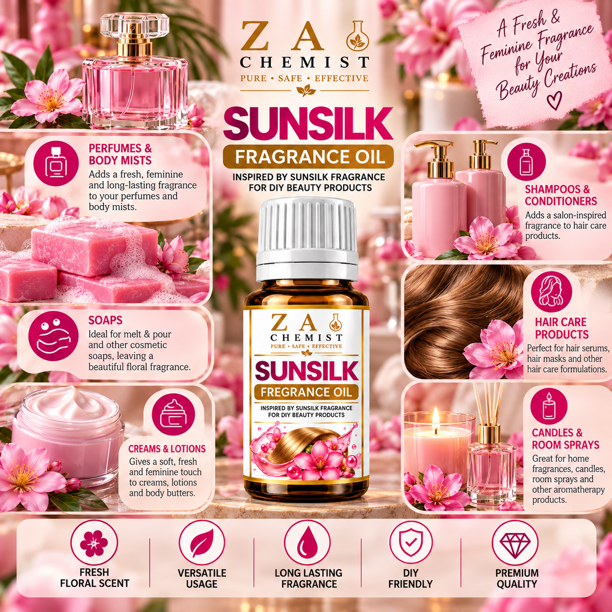 ZA Chemist – Sunsilk Fragrance Oil Cosmetic Grade