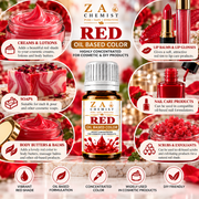 ZA CHEMIST – Red Oil Based Color Cosmetic Grade