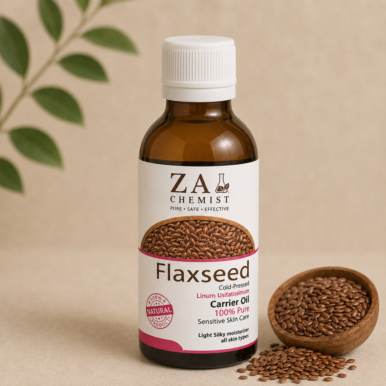 ZA CHEMIST Flaxseed Carrier Oil