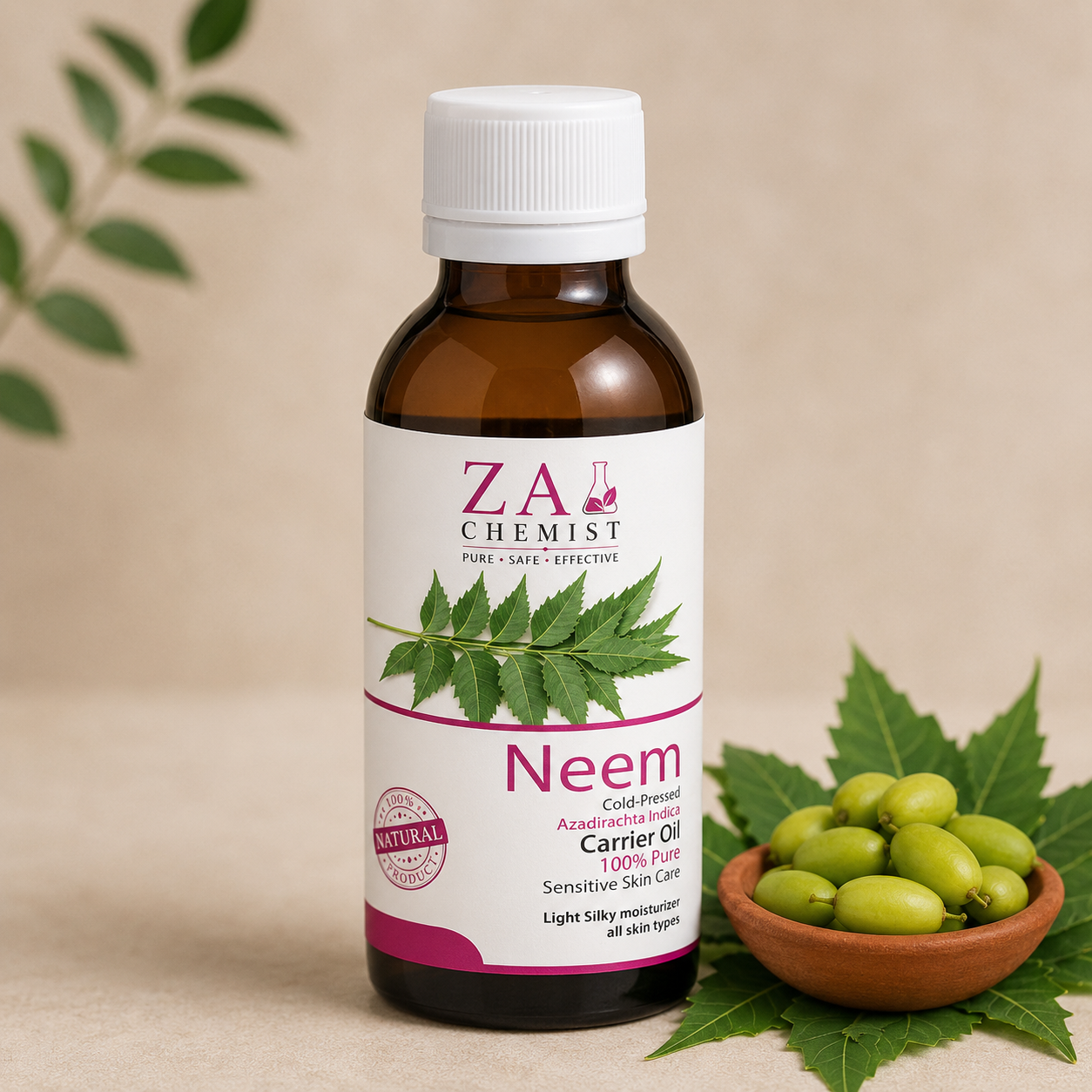 ZA CHEMIST Neem Carrier Oil
